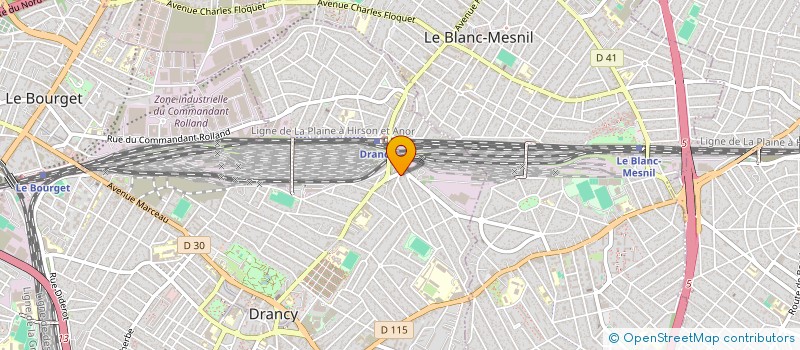 localisation de l'entreprise CASA IMMOBILIER  DRANCY