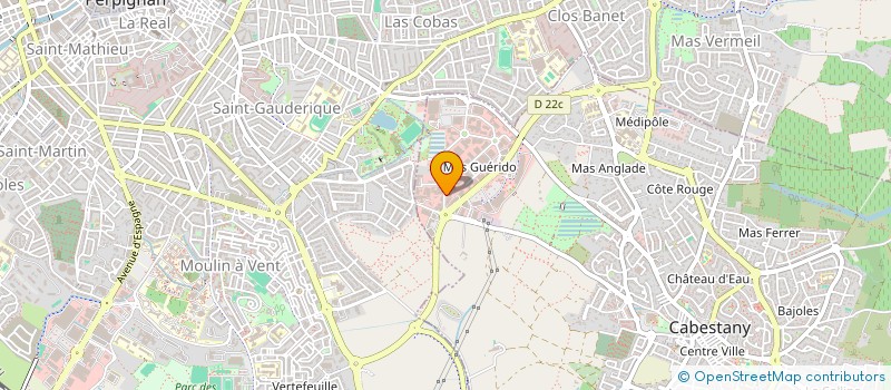 localisation de l'entreprise CASA'INNOV  CABESTANY