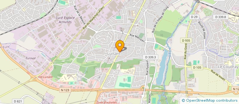 localisation de l'entreprise CASA INVEST à LUISANT