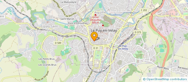 localisation de l'entreprise CASA ISABEL  LE PUY-EN-VELAY