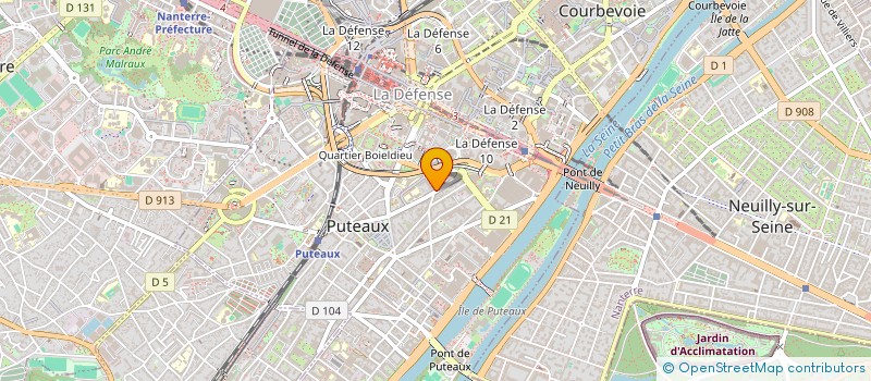 localisation de l'entreprise CASA ITALIA 17  PUTEAUX