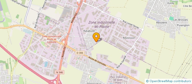 localisation de l'entreprise CASA JORINA  GENAS