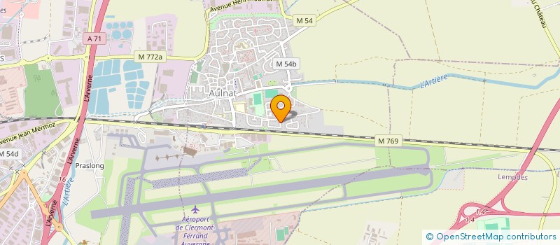 localisation de l'entreprise CASA JULIETTE  AULNAT