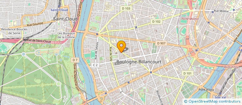 localisation de l'entreprise CASA LECCIA à BOULOGNE-BILLANCOURT