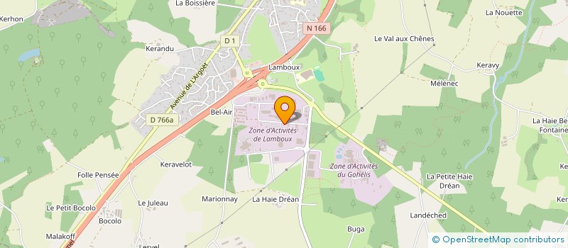 localisation de l'entreprise CASA LIO  ELVEN