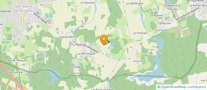 localisation de l'entreprise CASA LISIHA  MESNIL-ROC'H