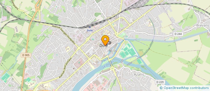 localisation de l'entreprise CASA LOCA à DOLE