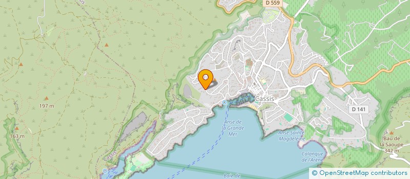 localisation de l'entreprise CASA LULLI à CASSIS