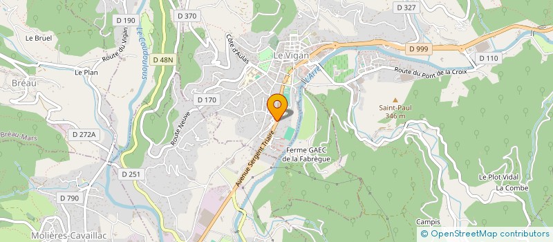 localisation de l'entreprise CASA LUNA  LE VIGAN