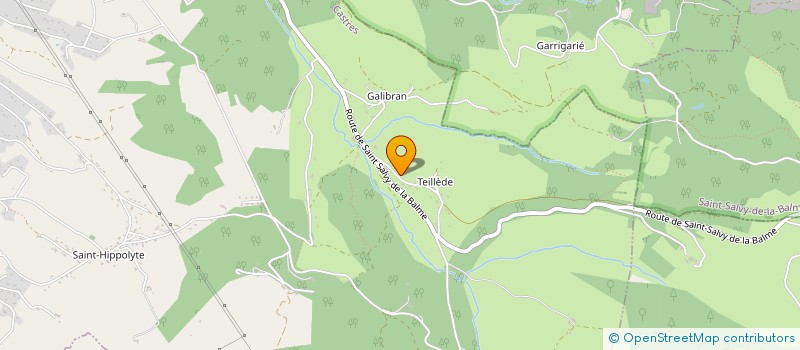 localisation de l'entreprise CASA LUSA  CASTRES