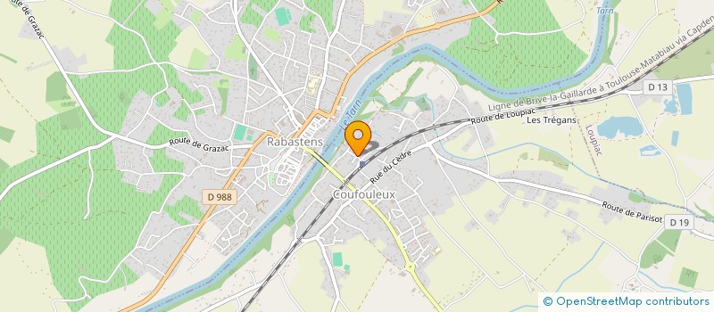 localisation de l'entreprise CASA MAGUEY  COUFOULEUX