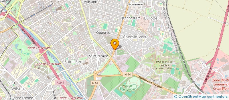 localisation de l'entreprise CASA MALOIN  REIMS