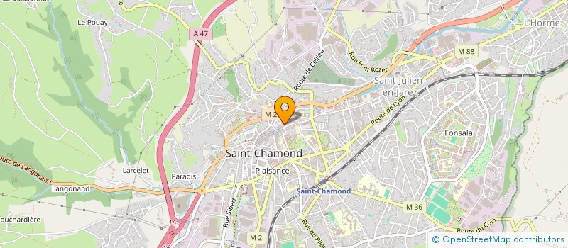 localisation de l'entreprise CASA MAMA à SAINT-CHAMOND