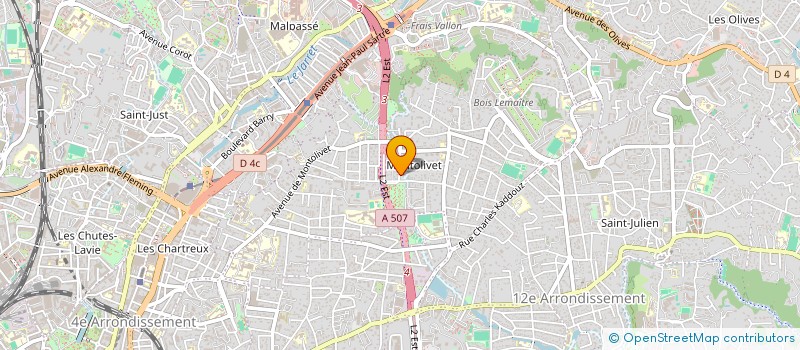 localisation de l'entreprise CASA MAZZOLA  MARSEILLE
