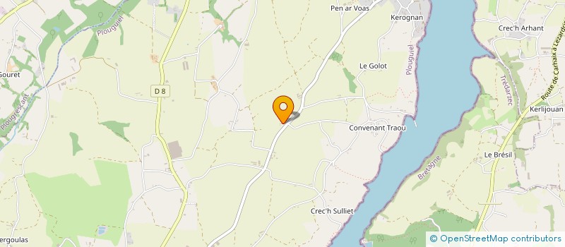 localisation de l'entreprise CASA MEA à PLOUGUIEL