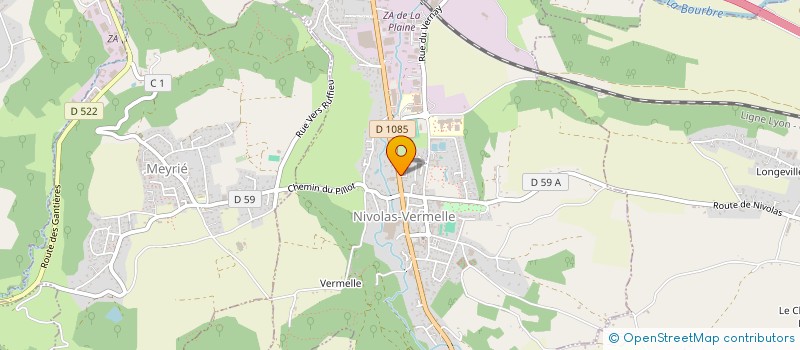 localisation de l'entreprise CASA MEDICA NIVOLAS  NIVOLAS-VERMELLE