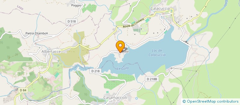 localisation de l'entreprise CASA MERIDIANA à CALACUCCIA