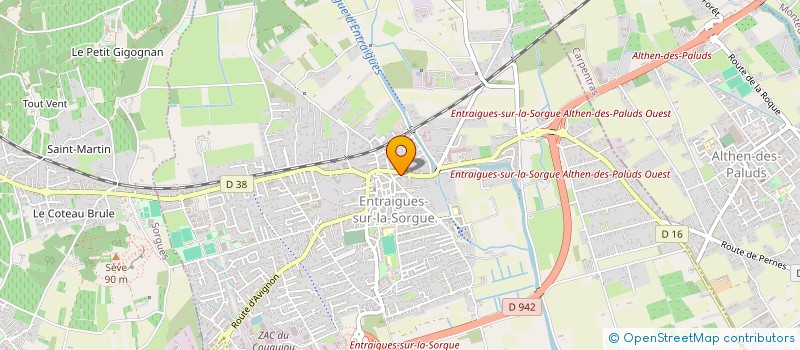 localisation de l'entreprise CASA MIA à ENTRAIGUES-SUR-LA-SORGUE