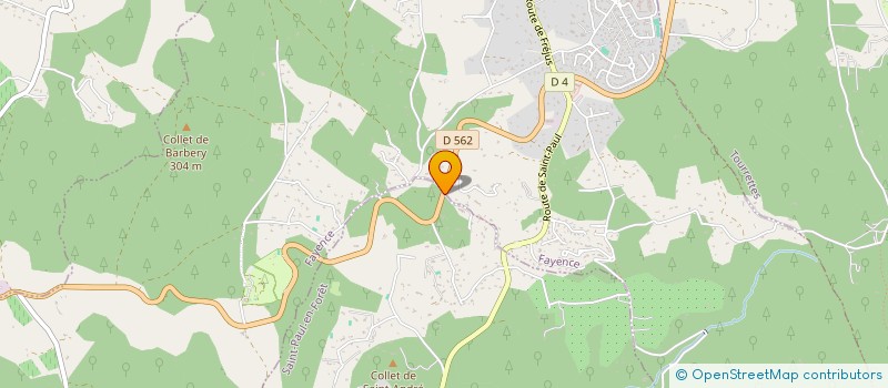 localisation de l'entreprise CASA MIA  FAYENCE