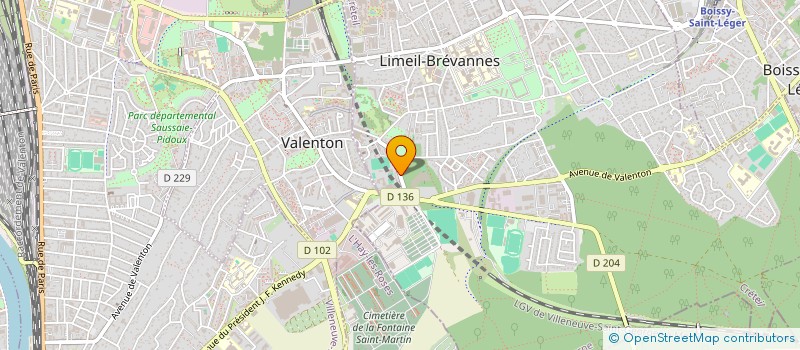 localisation de l'entreprise CASA MILANA  LIMEIL-BREVANNES