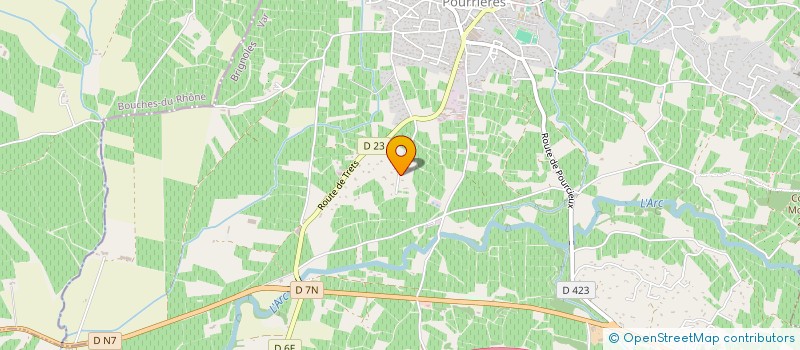 localisation de l'entreprise CASA MINA  POURRIERES