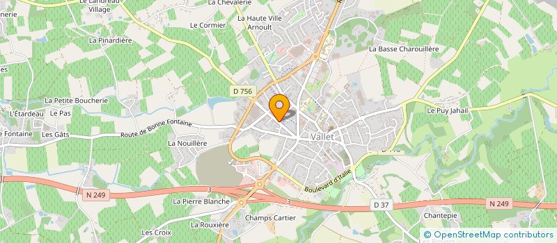 localisation de l'entreprise CASA MONTERO Y BIANCHI  VALLET