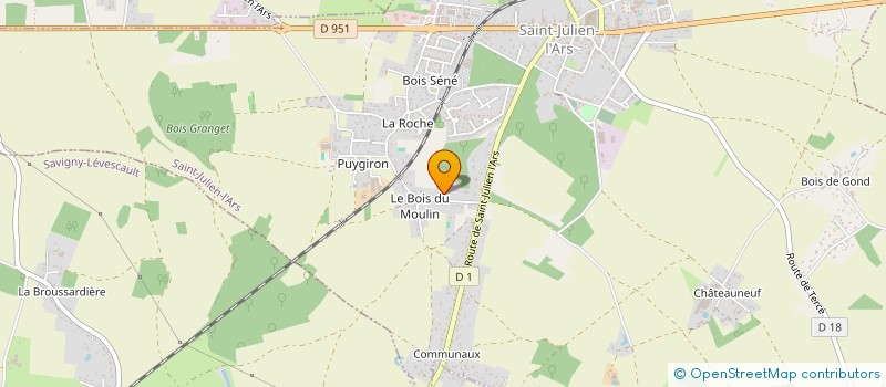 localisation de l'entreprise CASA NA FLORESTA  SAINT-JULIEN-L'ARS