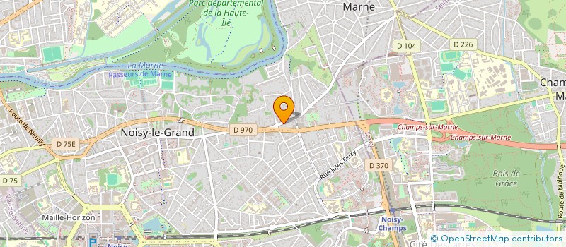 localisation de l'entreprise CASA NET  NOISY-LE-GRAND