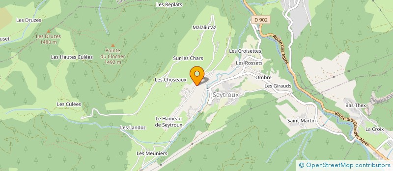 localisation de l'entreprise CASA NOSTRA  SEYTROUX