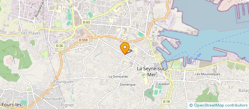 localisation de l'entreprise CASA NOSTRA à LA SEYNE-SUR-MER