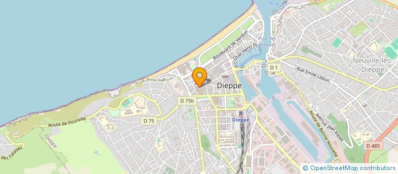 localisation de l'entreprise CASA NOSTRA BARBER SHOP  DIEPPE