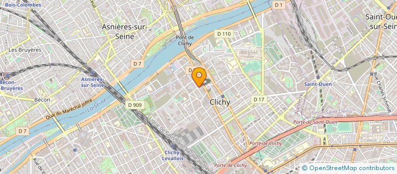 localisation de l'entreprise CASA NOVA à CLICHY