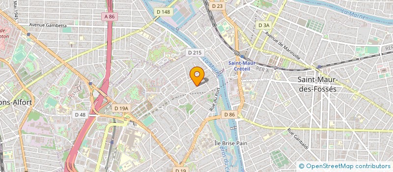 localisation de l'entreprise CASA NOVA à CRETEIL