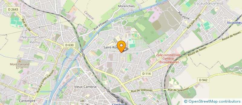 localisation de l'entreprise CASA NOVA à CAMBRAI