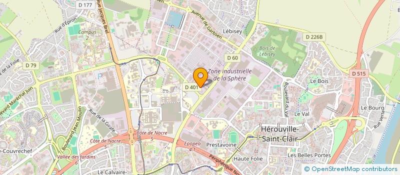 localisation de l'entreprise CASA NOVA CAEN  HEROUVILLE-SAINT-CLAIR