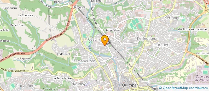 localisation de l'entreprise CASA NOVA CONSTRUCTIONS à QUIMPER
