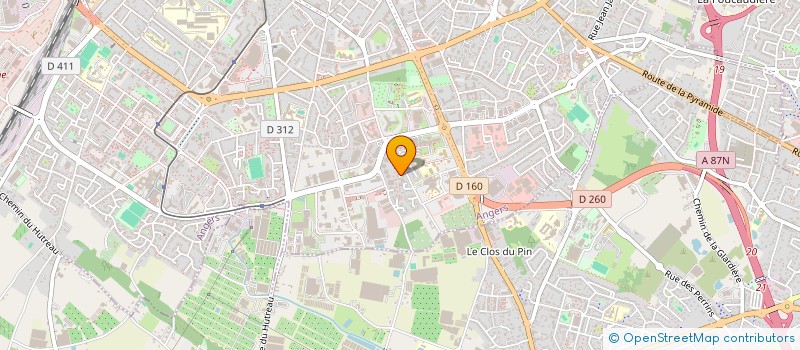 localisation de l'entreprise CASA'OUEST à ANGERS