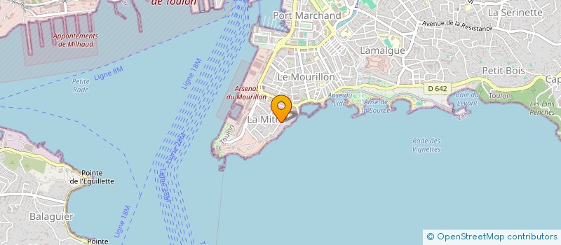 localisation de l'entreprise CASA OYA  TOULON