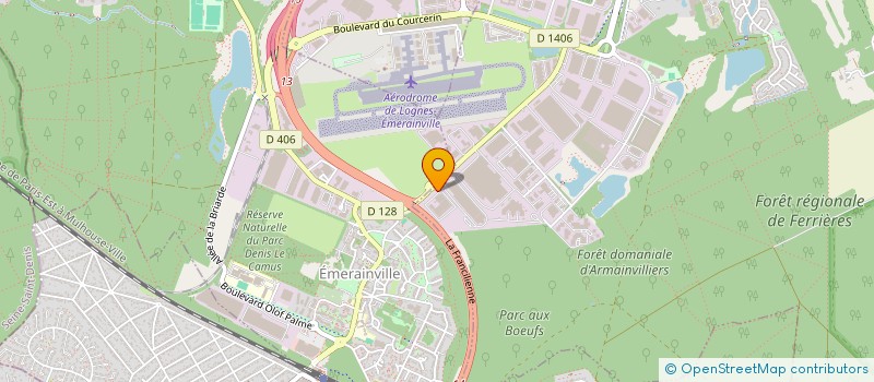 localisation de l'entreprise CASA PADEL SEIS  CROISSY-BEAUBOURG