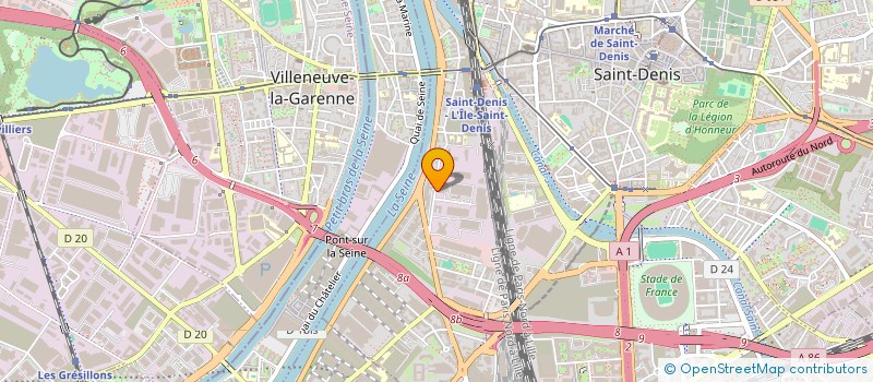 localisation de l'entreprise CASA PADEL UNO à SAINT-DENIS