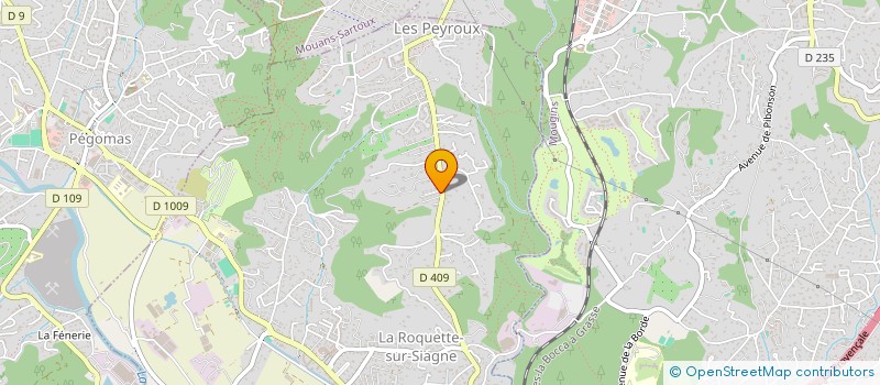 localisation de l'entreprise CASA PAGES à LA ROQUETTE-SUR-SIAGNE