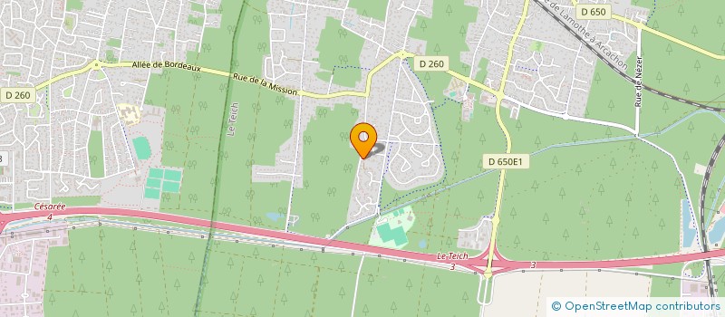 localisation de l'entreprise CASA PARAISO SAN LORENZO  LE TEICH