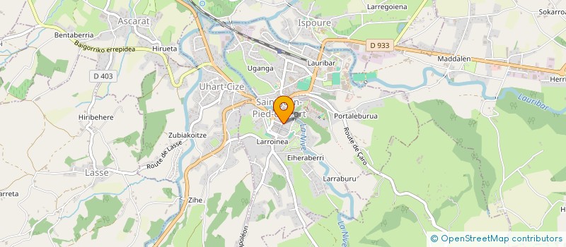 localisation de l'entreprise CASA PASEO  SAINT-JEAN-PIED-DE-PORT