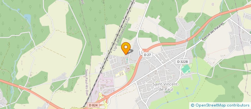 localisation de l'entreprise CASA PEA  SAINT-VINCENT-DE-PAUL