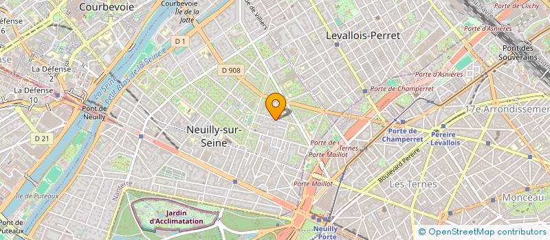 localisation de l'entreprise CASA PEPINO à NEUILLY-SUR-SEINE