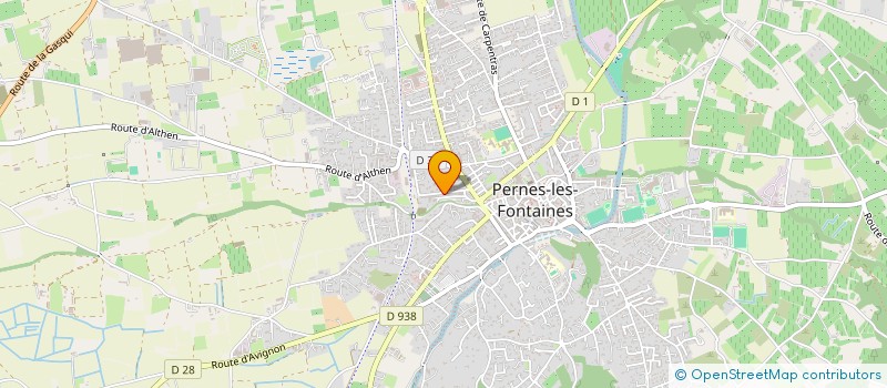 localisation de l'entreprise CASA PERNOISE  PERNES-LES-FONTAINES