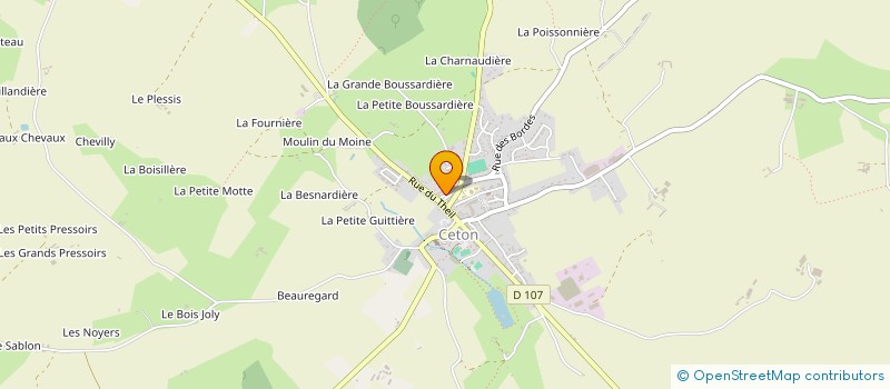 localisation de l'entreprise CASA PERTICA à CETON