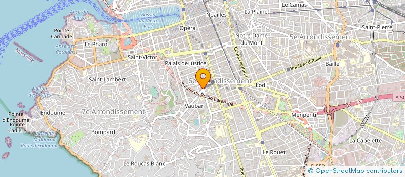 localisation de l'entreprise CASA PIZZA à MARSEILLE