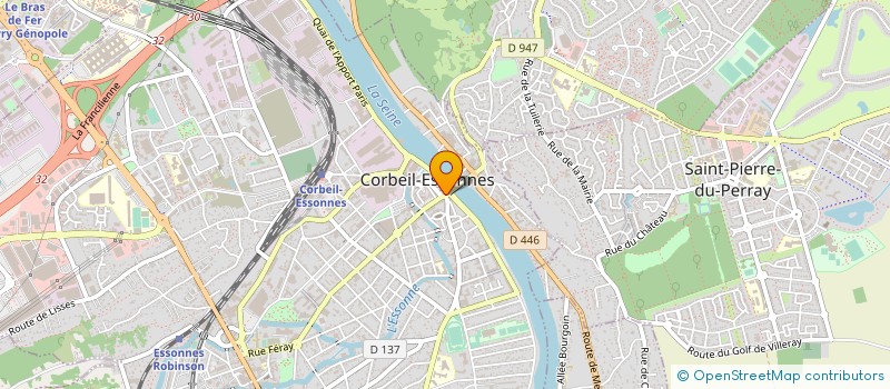 localisation de l'entreprise CASA PIZZA à CORBEIL-ESSONNES