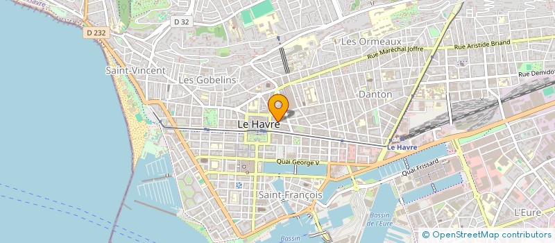 localisation de l'entreprise CASA PIZZA à LE HAVRE